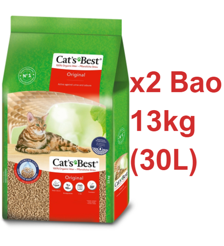Cát gỗ Original Cat's Best - CÁT GỖ MÈO VỆ SINH HỮU CƠ VÓN CỤC KHỬ MÙI VÀ VI TRÙNG CAT'S BEST ORIGINAL