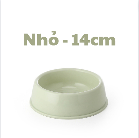 Bát nhựa đơn B2 cho Chó Mèo