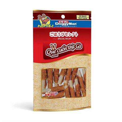 Que cuốn thịt gà mini 20 cây DoggyMan