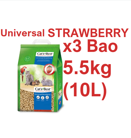 Cát gỗ Universal Cat's Best - CÁT MÈO VỆ SINH HỮU CƠ VÓN CỤC KHỬ MÙI VÀ VI TRÙNG CAT'S BEST UNIVERSAL