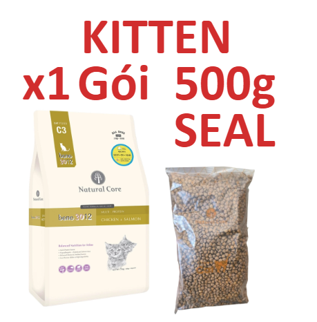 Hạt C3 Natural Core cho Mèo từ Thịt Gà & Cá Hồi