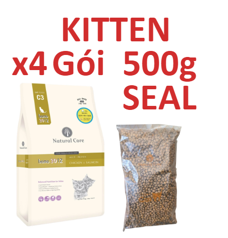Hạt C3 Natural Core cho Mèo từ Thịt Gà & Cá Hồi