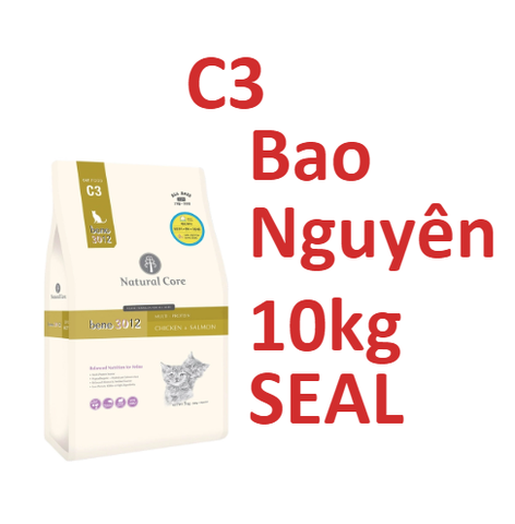 Hạt C3 Natural Core cho Mèo từ Thịt Gà & Cá Hồi