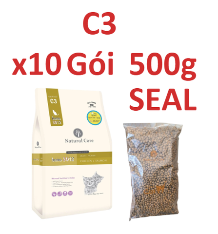 Hạt C3 Natural Core cho Mèo từ Thịt Gà & Cá Hồi