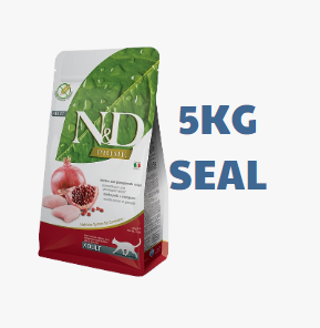 Adult Prime -Chicken Pomegranate | Hạt Farmina N&D Gà Lựu cho Mèo trưởng thành trên 12 tháng