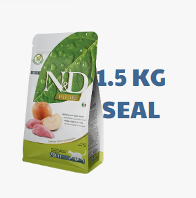 Hạt Adult Prime -Wild Boar & Apple | Hạt Farmina N&D Lợn rừng & Táo cho Mèo trưởng thành trên 12 tháng