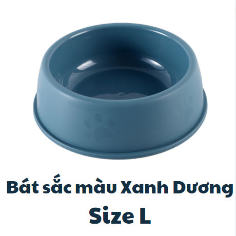 Bát nhựa sắc màu in hình chân Pet