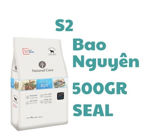 Hạt S1 S2 S3 cho Chó Natural Core - Hạt Natural Core hữu cơ đủ dòng S1 S2 S3 cho Chó - Thức ăn cho chó Đa đạm thành phần Cá hồi, Thịt Cừu