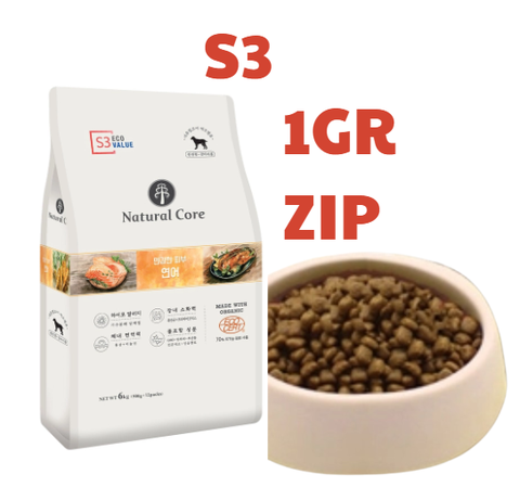 Hạt S1 S2 S3 cho Chó Natural Core - Hạt Natural Core hữu cơ đủ dòng S1 S2 S3 cho Chó - Thức ăn cho chó Đa đạm thành phần Cá hồi, Thịt Cừu