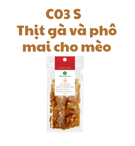 CO3 S Natural core - Thịt Gà & Phô Mai