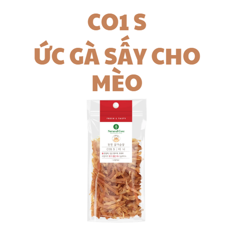 CO1 S Natural Core - ỨC GÀ SẤY CHO MÈO
