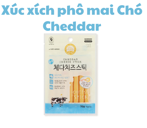 Xúc xích phô mai Bowwow cho Chó - Cheese Stick for DOG