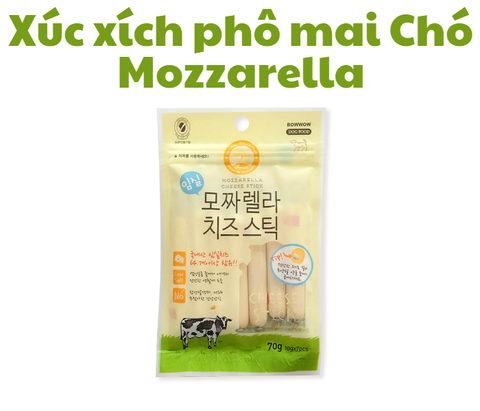 Xúc xích phô mai Bowwow cho Chó - Cheese Stick for DOG
