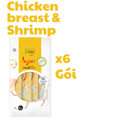 XỐT THỊT THẬT CHO MÈO CHUPA CREAMY