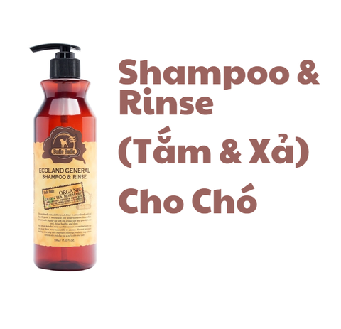 SỮA TẮM VÀ XẢ CHO CHÓ BUDLE'BUDLE - ECOLAND GENERAL SHAMPOO & RINSE