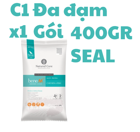 Hạt D2 M50 CHÓ Natural Core - THỨC ĂN CHO CHÓ THỊT GÀ & CÁ HỒI