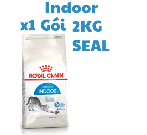 Hạt Indoor 27 Royal Canin cho Mèo trưởng thành trên 12 tháng ít vận động
