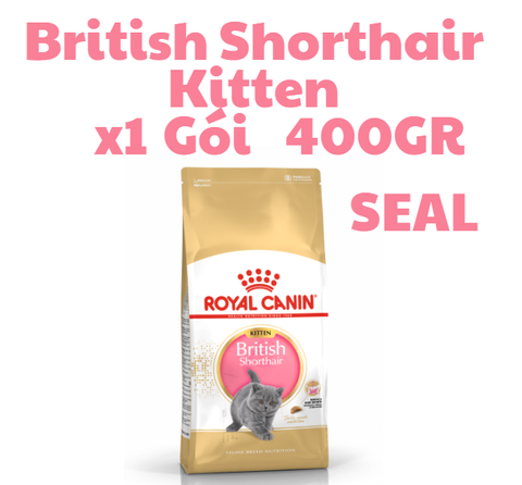 Hạt KITTEN British Shorthair Royal Canin cho Mèo con dưới 12 tháng tuổi giống Anh lông ngắn