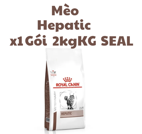 2kg SEAL CAT Hepatic - Hạt Royal Canin Mèo, Hỗ trợ chức năng gan