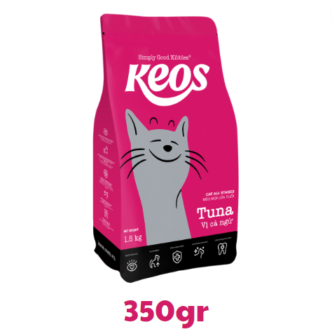 Hạt Keos Tuna Mèo mọi độ tuổi vị Cá Ngừ