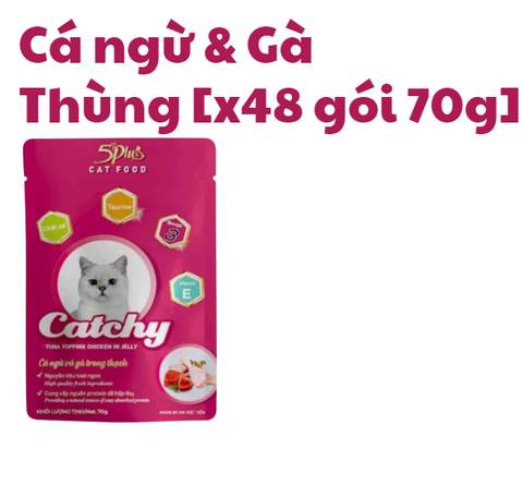 70g - Gói Pate Catchy 5Plus