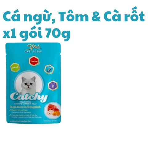 70g - Gói Pate Catchy 5Plus