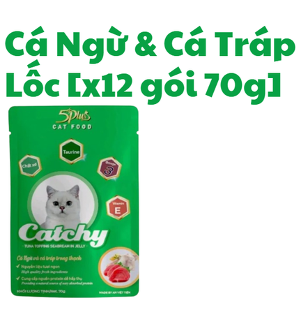70g - Gói Pate Catchy 5Plus