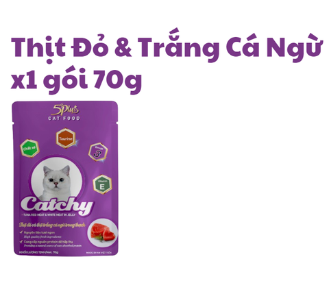 70g - Gói Pate Catchy 5Plus