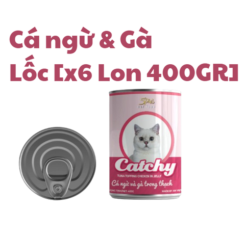 400gr - Lon Pate Catchy cho mèo