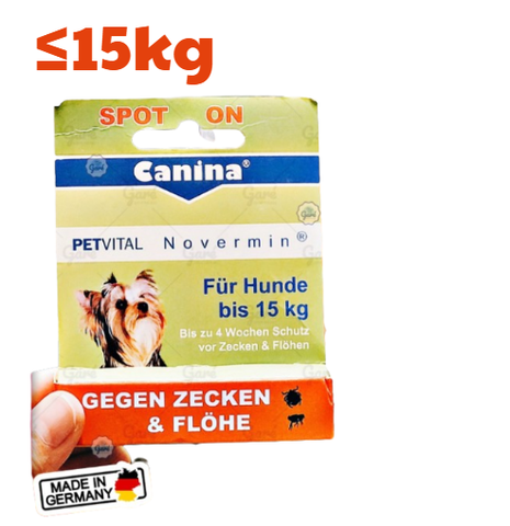 Nhỏ gáy PETVITAL ® Novermin Canina dành cho Chó