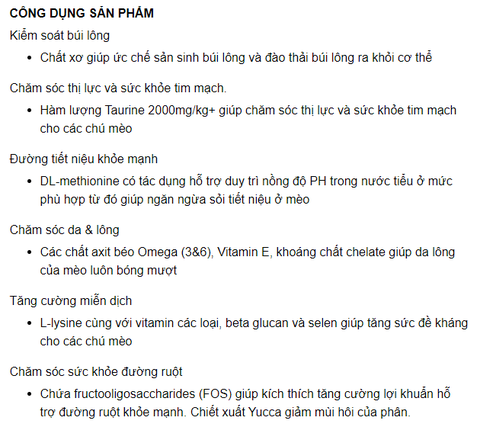 Hạt Catsrang cho Mèo