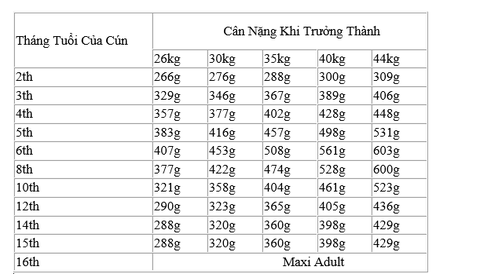 Hạt Maxi Puppy Royal Canin cho Chó con Lông dài