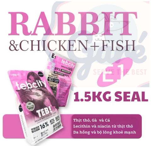 1.5kg SEAL TEB - Hạt Teb City cho Mèo