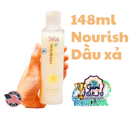 148ml- Sữa tắm SPA Lavish TropiClean dưỡng lông thiên nhiên cho Chó và Mèo- TropiClean SPA Lavish Shampoo