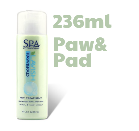 236ml - Paw & Pad TropiClean SPA Lavish - Sữa dưỡng ẩm, phục hồi, tái tạo lòng bàn chân bị khô, nứt, hư tổn