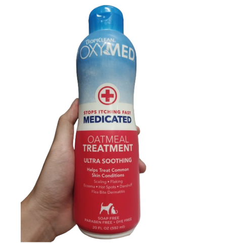 592ml Oatmeal Treatment Oxymed Tropiclean - Sữa tắm đặc trị cho Chó và Mèo