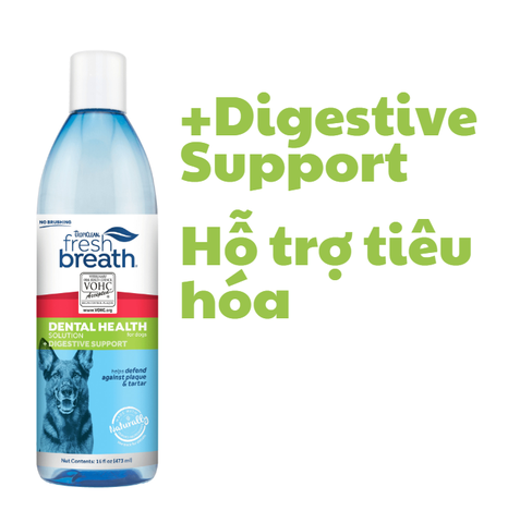 Certified Wellness Collection Dental Health Fresh Breath Tropiclean - Nước vệ sinh răng miệng cho Chó Tropiclean
