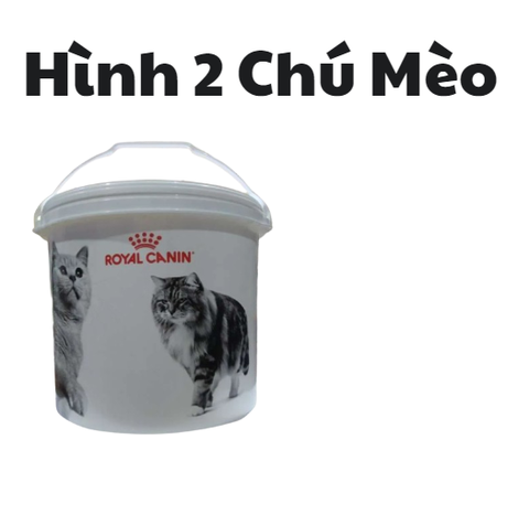Thùng Royal Canin đựng thức ăn chuyên dụng Chó Mèo