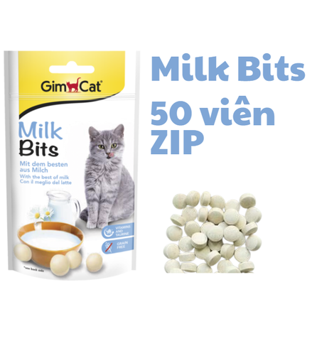 Milk Bits Tabs Gimcat - Snack dạng viên vị sữa thơm ngon
