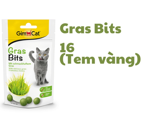 Gras Bits Tabs Gimcat - Snack dạng viên Cỏ mèo