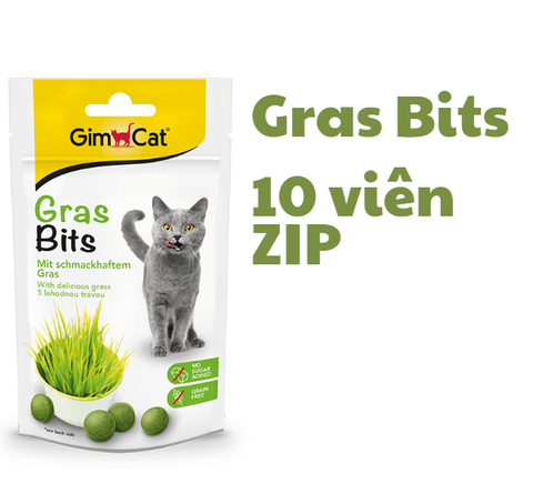 Gras Bits Tabs Gimcat - Snack dạng viên Cỏ mèo