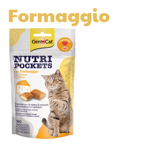 60gr Bánh thưởng Nutri Pocket Gimcat - Bánh quy giòn có nhân