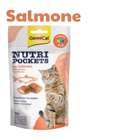 60gr Bánh thưởng Nutri Pocket Gimcat - Bánh quy giòn có nhân