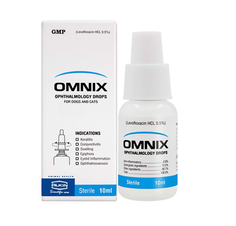 Nhỏ mắt Omnix Alkin cho Chó Mèo (Loại loang chậm)