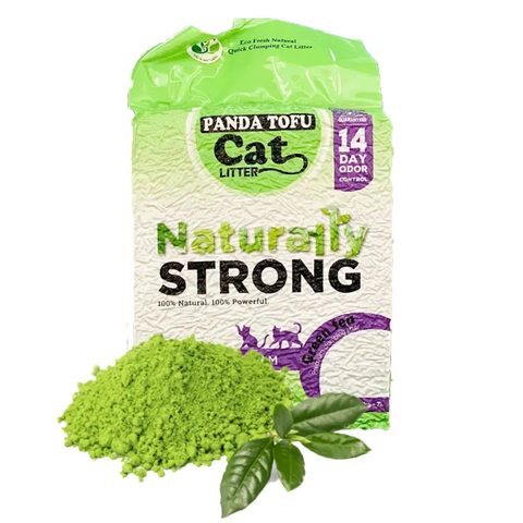 Cát đậu nành Panda Tofu Naturally Strong 7L|2.4kg