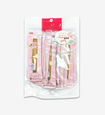 Thịt sấy Gà hấp Tôm Natural Core Mèo