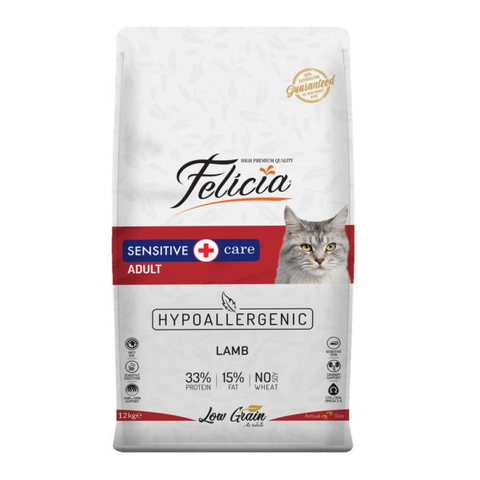 Hạt Felicia Sensitive Adult Cat Lamb hỗ trợ Mèo tiêu hóa nhạy cảm & dị ứng