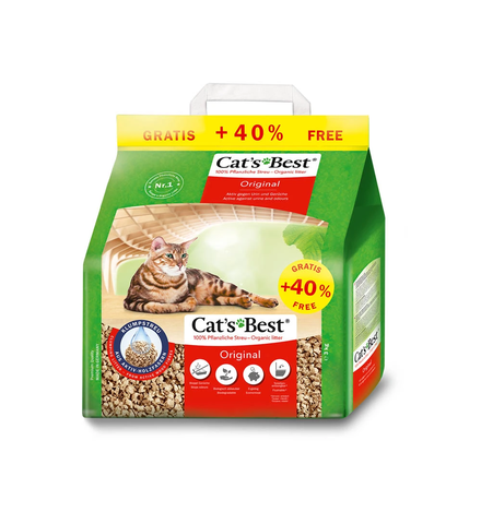 Cát gỗ Original Cat's Best - CÁT GỖ MÈO VỆ SINH HỮU CƠ VÓN CỤC KHỬ MÙI VÀ VI TRÙNG CAT'S BEST ORIGINAL