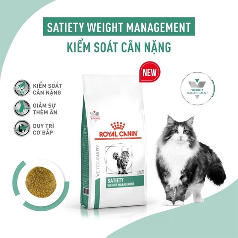 Hạt Satiety Royal Canin cho Mèo kiểm soát cân nặng