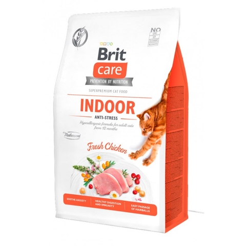 Hạt Brit Care Cat INDOOR ANTI-STRESS Grain-Free cho Mèo